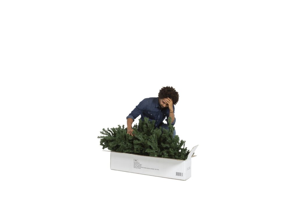 Premium Opbergtas Kerstboom 125x40x50 cm — afbeelding 3