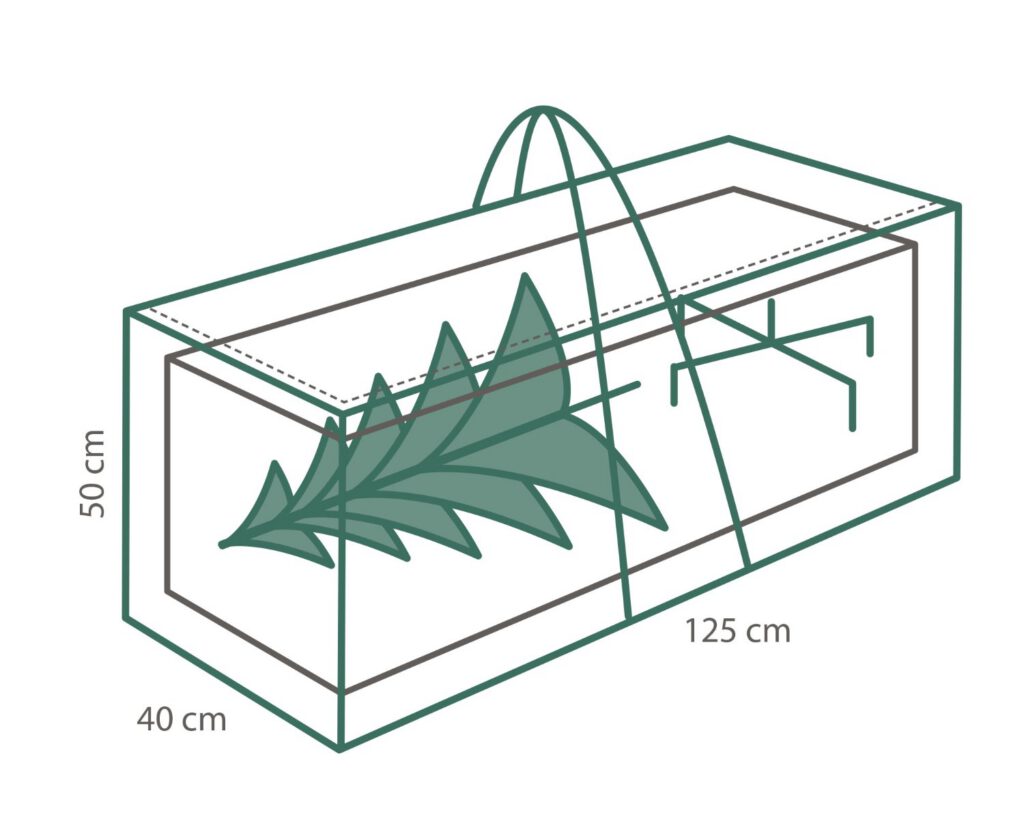Premium Opbergtas Kerstboom 125x40x50 cm — afbeelding 7