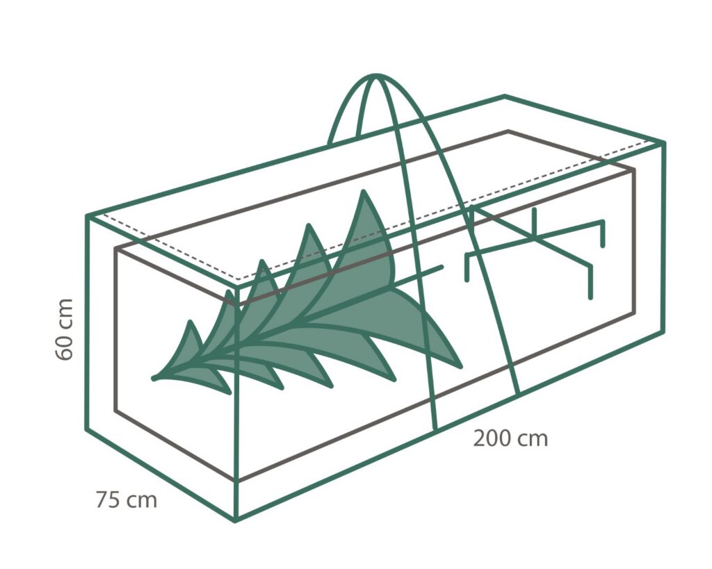 Premium Opbergtas Kerstboom 200x75x60 cm — afbeelding 9