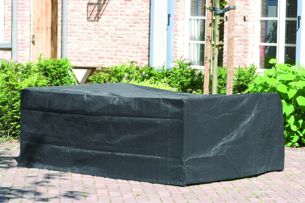 Beschermhoes loungeset 250x250x75cm grijs