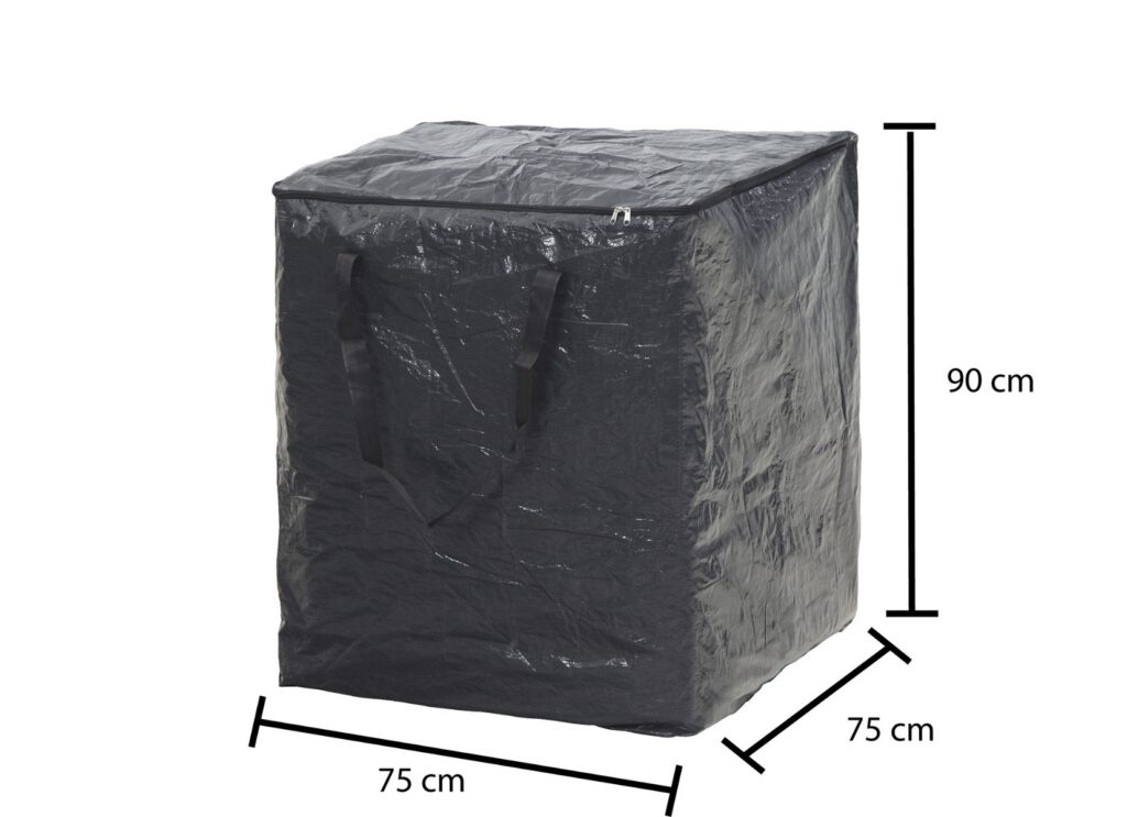 Opbergtas grijs 75x75x90 cm — afbeelding 2