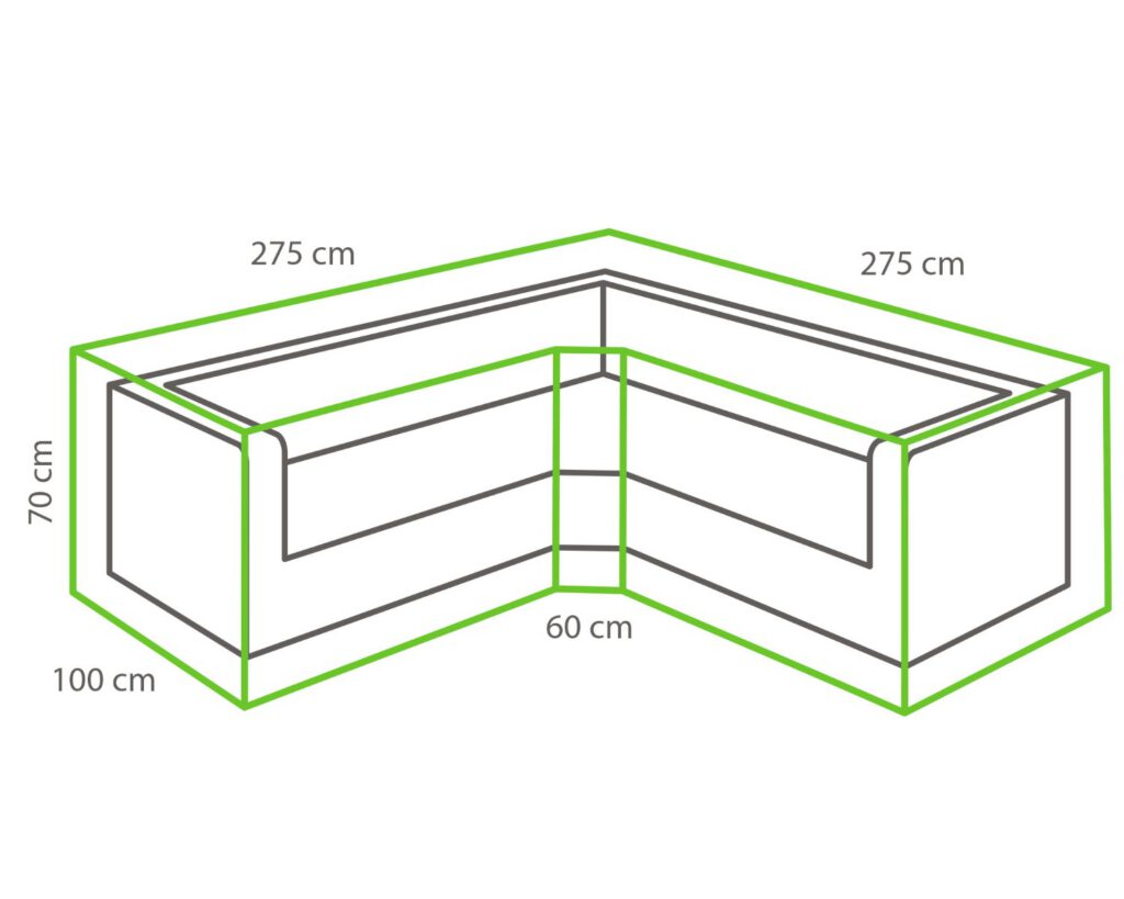 Premium beschermhoes loungeset (trapezium) — afbeelding 7