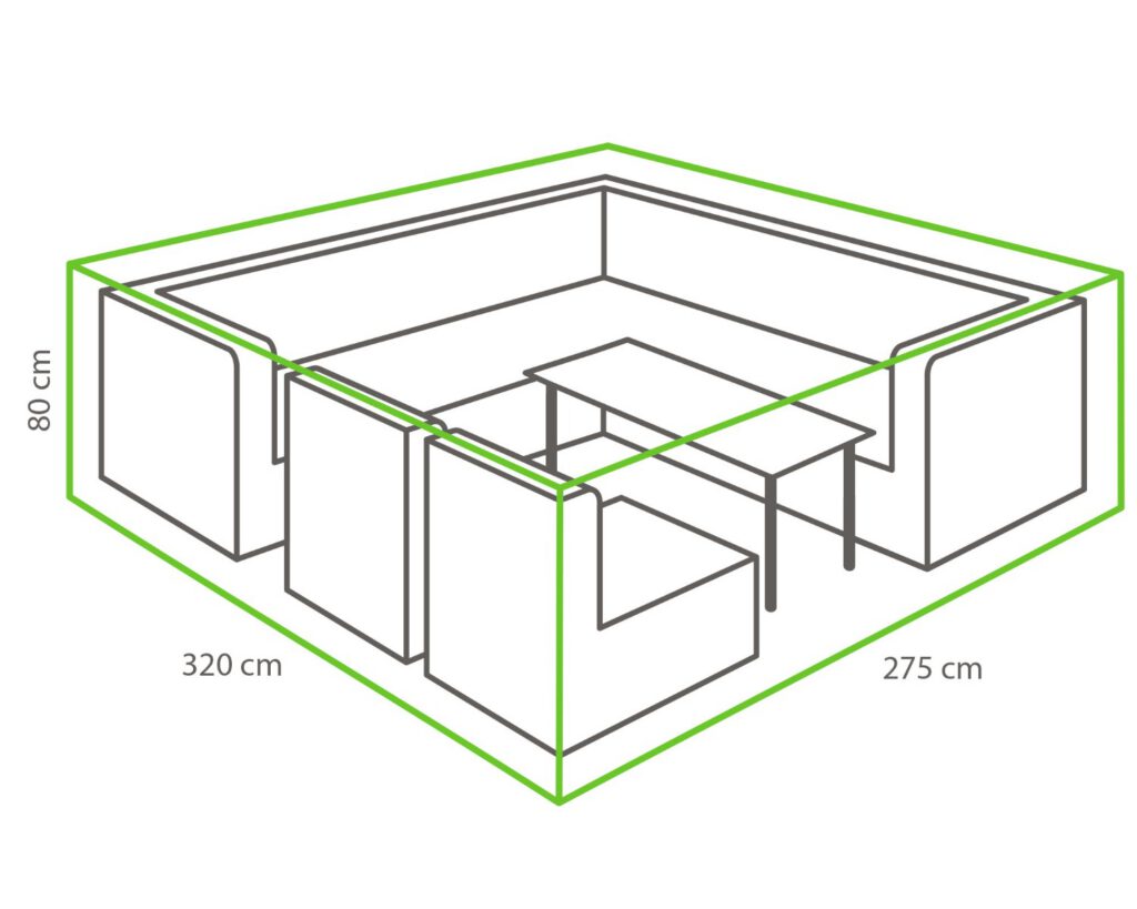 Premium beschermhoes loungeset 320x275 cm — afbeelding 5