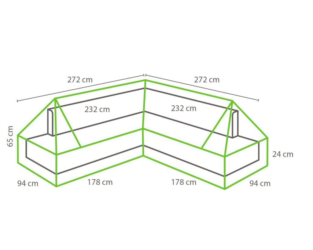 Premium beschermhoes loungeset plateau 272 — afbeelding 6