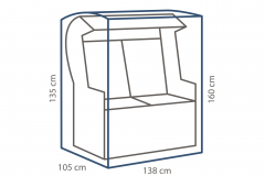 Premium Beschermhoes Strandstoel L — afbeelding 11