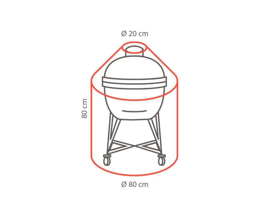 Premium beschermhoes BBQ kamado — afbeelding 4
