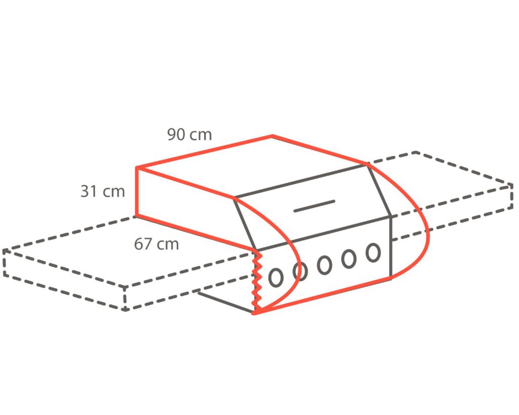 Premium beschermhoes BBQ Build-in — afbeelding 2