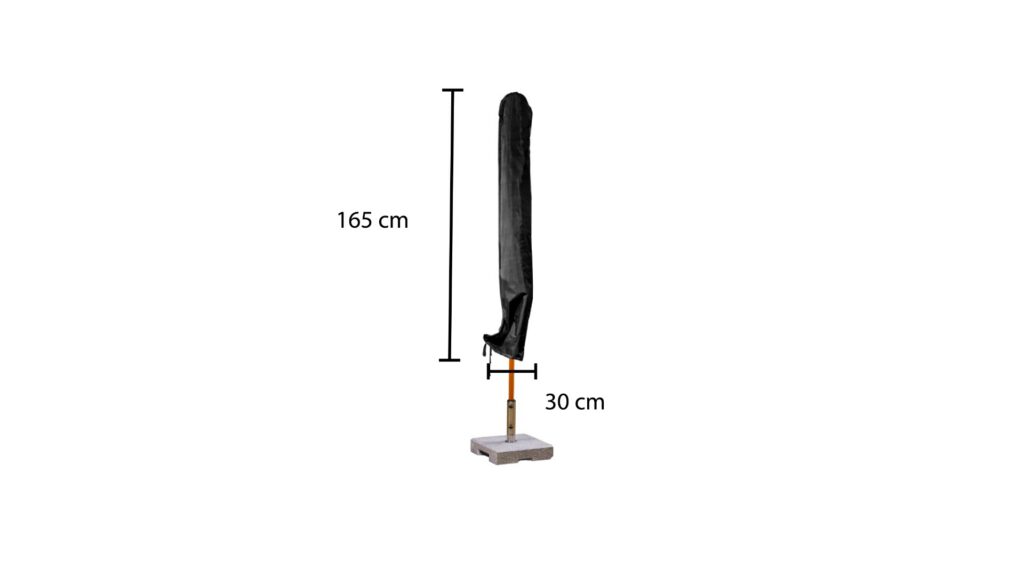 Premium beschermhoes parasol 165x30 cm — afbeelding 7