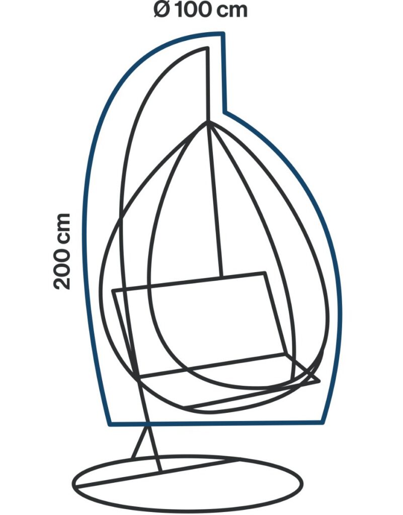 Premium beschermhoes Hangstoel — afbeelding 5