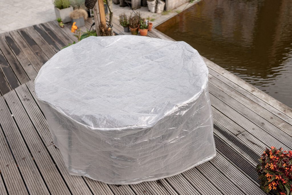 Beschermhoes Tuinmeubelset Rond 320 X 95 Cm — afbeelding 2