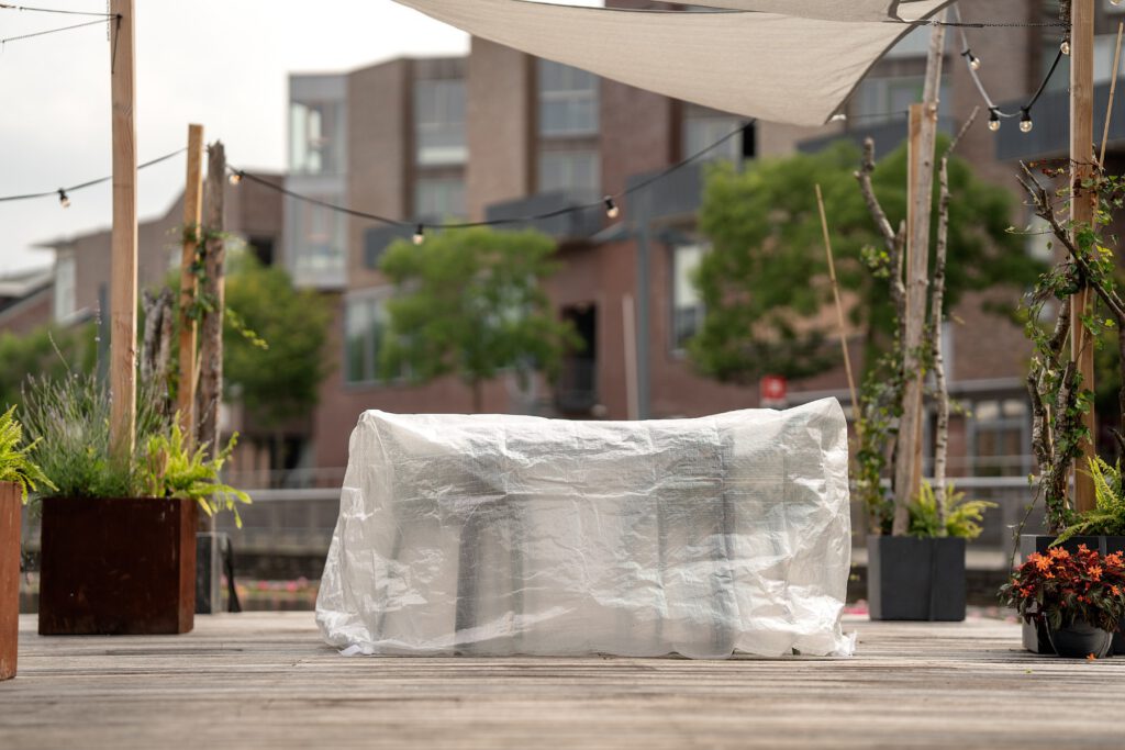 Beschermhoes tuinmeubelset 180x160x95cm — afbeelding 2