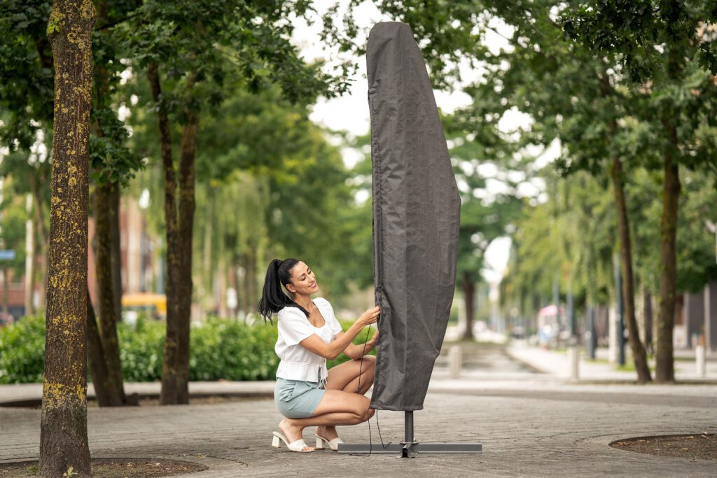 Premium beschermhoes boog vrije arm parasol — afbeelding 2