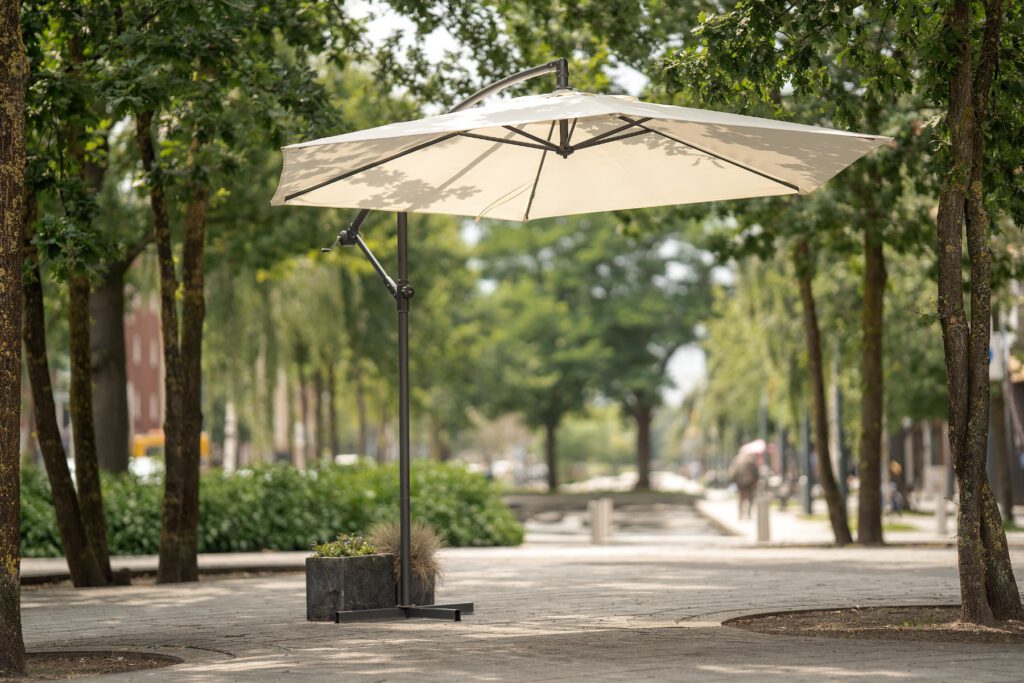 Premium beschermhoes boog vrije arm parasol — afbeelding 8