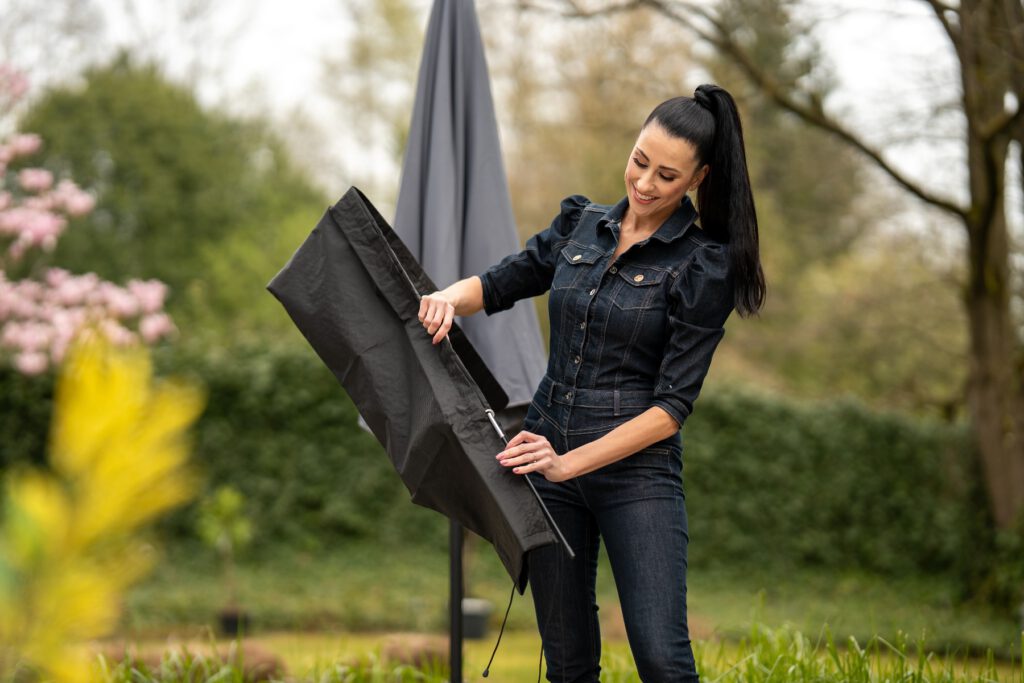Premium beschermhoes parasol 165x30 cm — afbeelding 3