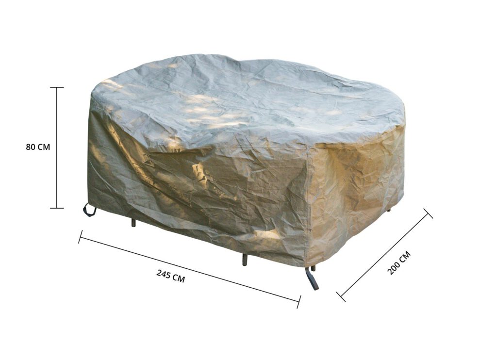 Premium beschermhoes oval 240 tafel — afbeelding 4